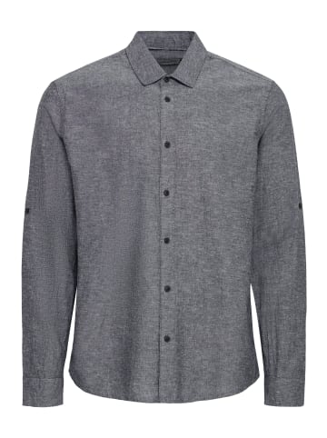 BLEND Leinenhemd BHAban in Schwarz