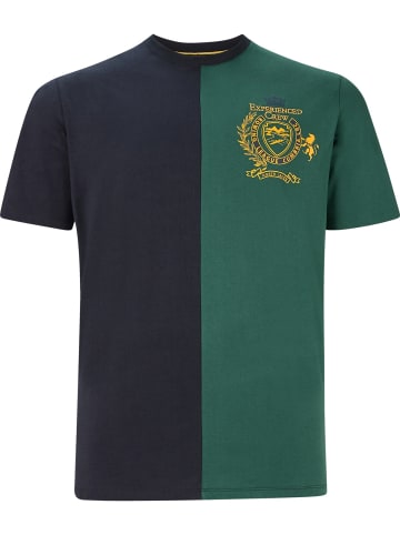 Charles Colby T-Shirt EARL VERNON in blau grün