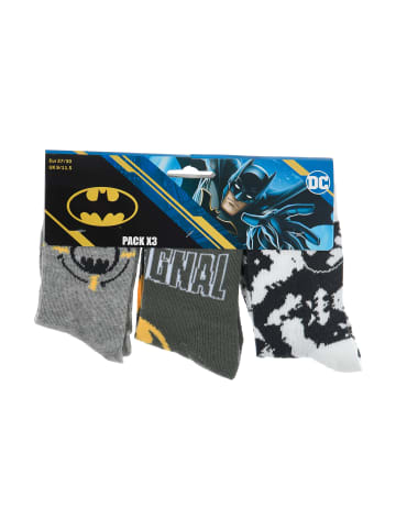 Batman 3er-Set: Socken Strümpfe in Mehrfarbig