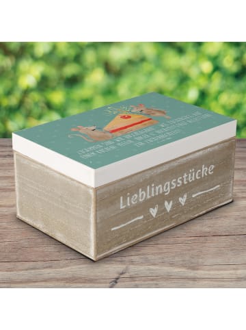 Mr. & Mrs. Panda Holzkiste 6. Hochzeitstag Zuckerhochzeit mit Sp... in Meeresbrise