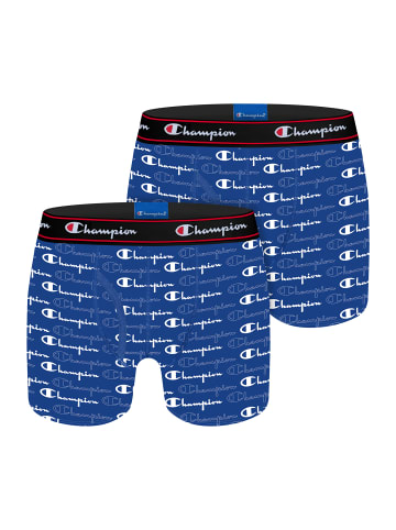 Champion Boxershorts Motive in Blau