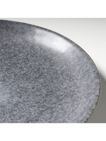 gipfelstück Speisteller-Set, Steinzeug Moos'N'Stein in Grau