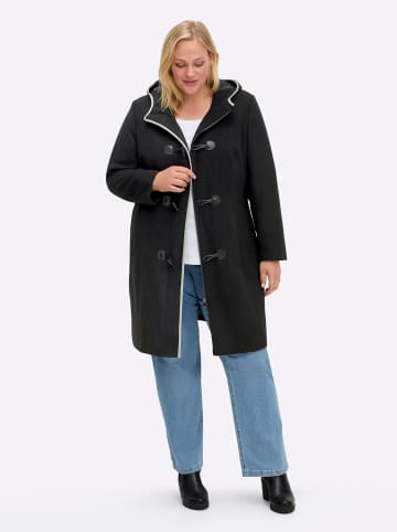 sheego Mantel in schwarz