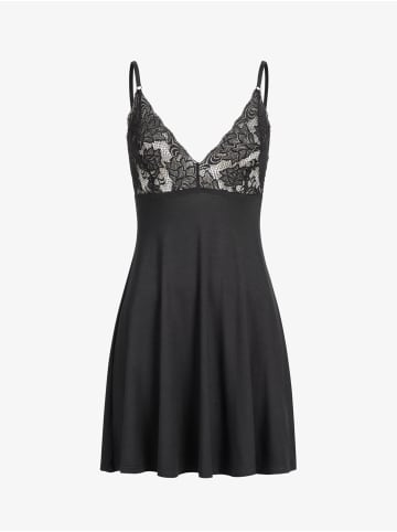 Erlich Textil  Nachthemd LENE in schwarz