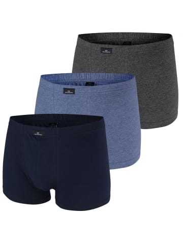 Götzburg Pants 3er Pack in Dunkelblau / Hellblau / Anthrazit