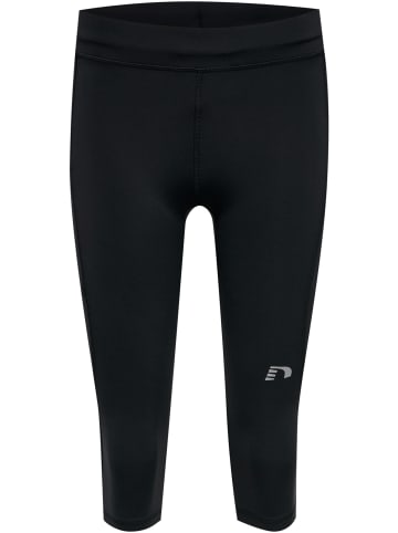 Newline Verstellbare Taille Tight Kurze Hose Reflektierend Logo Women Core Damen in BLACK