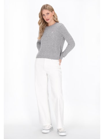 DreiMaster Maritim Women Sweater in light grey melange