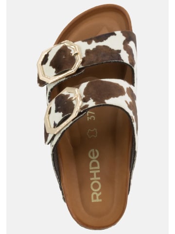 ROHDE Pantoletten Alba in Mocca