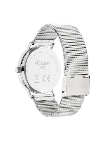 s.Oliver Quarzuhr SO-4543-MQ in Silber