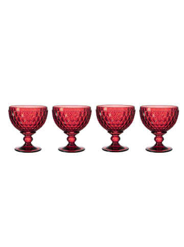 Villeroy & Boch 4er Set Sektschalen Boston Coloured in Rot 398 ml