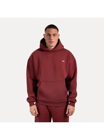 SMILODOX Hoodie Dawson in Bordeaux