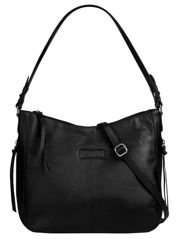 Bruno Banani Shopper echt Leder in schwarz