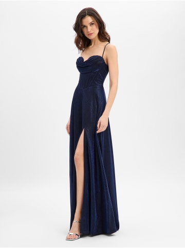 Marie Lund Kleid in blau - 0001