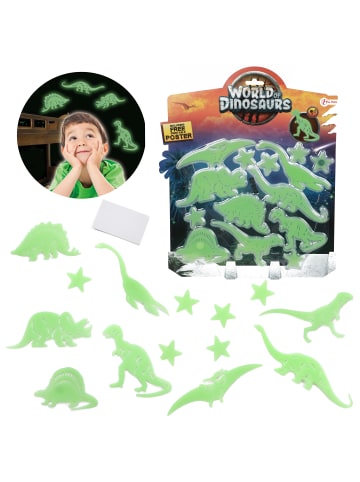 Toi-Toys WORLD OF DINOSAURS - Fluoreszierende Dinos in grün