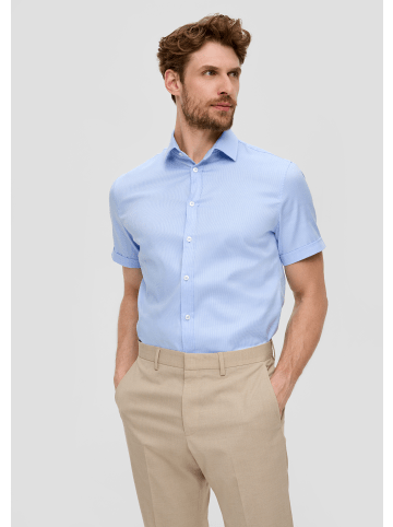 s.Oliver BLACK LABEL Hemd kurzarm in Blau