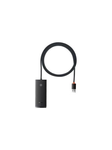 Wisam® Baseus Lite Series Hub 4in1 USB auf 4x USB 3.0, 1m (Schwarz)