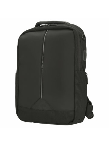 Roncato Clayton Slim - Rucksack 14" 42 cm in nero