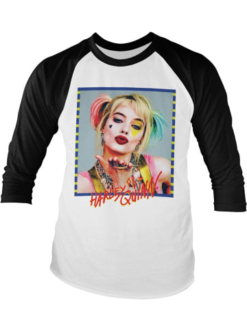 DC Commics Harley Quinn Longsleeve in Weiß