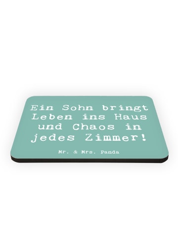 Mr. & Mrs. Panda Magnet Spruch Lebhafter Sohn mit Spruch in Meeresbrise