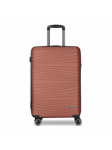 Franky Dallas 3.0 4 Rollen Trolley M 65 cm mit Dehnfalte in cupper