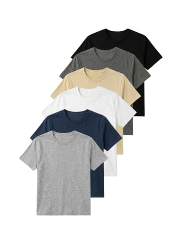 TeeShoppen T-Shirt Basic in Black, Dark grey, Sand, Light grey, Navy, White