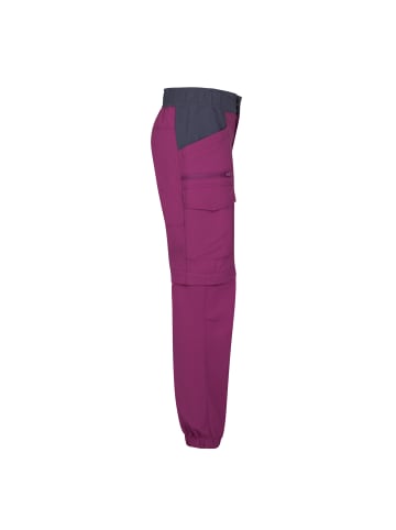 Trollkids Zipp-Off-Cargohose Lillesand in fresh berry/graphite