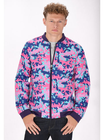 MO Men Jacket in pink multicolor