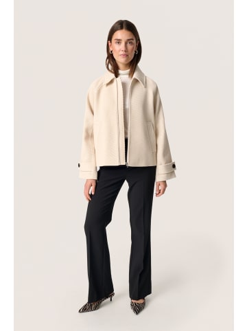 Soaked in Luxury Jacke SLAkeleje Gerade Passform in Oatmeal