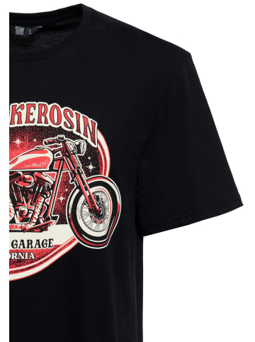 King Kerosin King Kerosin T-Shirt Bobber Garage in schwarz
