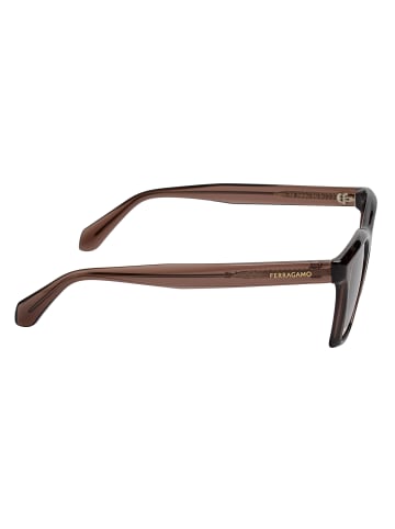 Salvatore Ferragamo Sonnenbrille in Brown