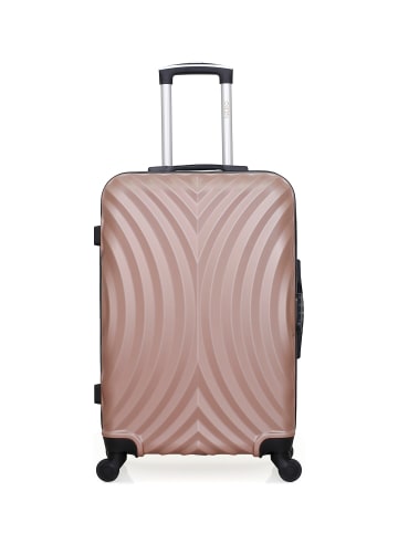 Hero Mittelgroßer Hartschalenkoffer LAGOS in Rosa (64L)