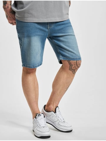 DENIM PROJECT Jeans-Shorts in light blue stone washed