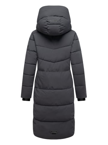 Navahoo Steppmantel Schokokuss XIV in Anthracite