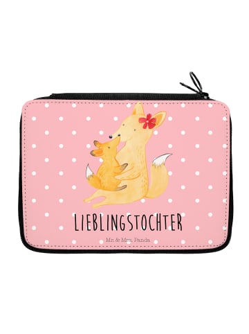 Mr. & Mrs. Panda Federtasche Fuchs Mama mit Spruch in Rot Pastell