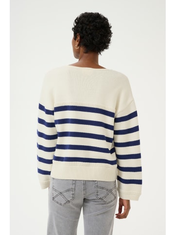 Cream Strickpullover CRMuka Regular fit in Eggnog Ocean Cavern Stripe