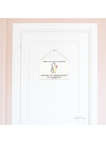 Mr. & Mrs. Panda Schild Assistent für Innenarchitektur Leidensch... in Weiß