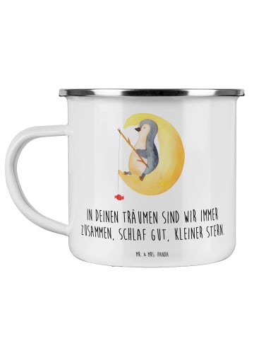 Mr. & Mrs. Panda Teetasse Alleine schlafen lernen mit Spruch in Weiß