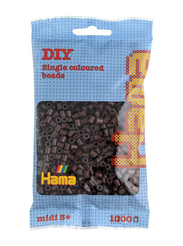 Hama Beutel mit 1000 Midi-Bügelperlen braun - ab 5 Jahren