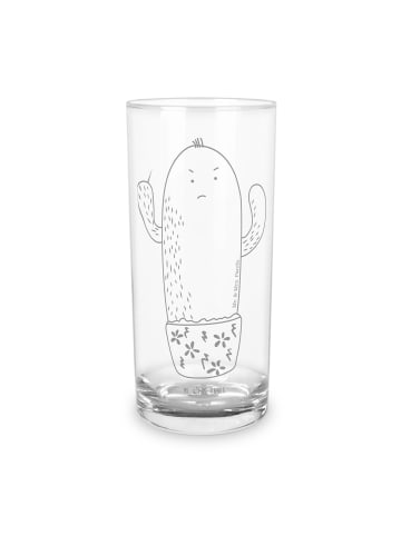 Mr. & Mrs. Panda Wasserglas Kaktus Wut ohne Spruch in Transparent
