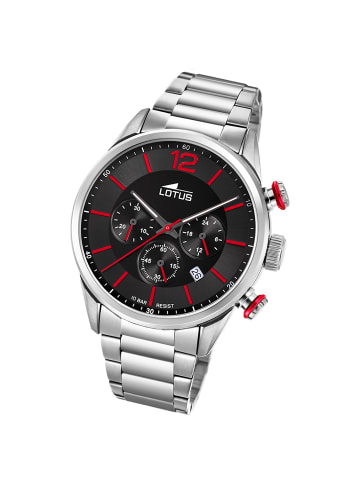 Lotus Chronograph-Armbanduhr Lotus Classic silber groß (ca. 43mm)