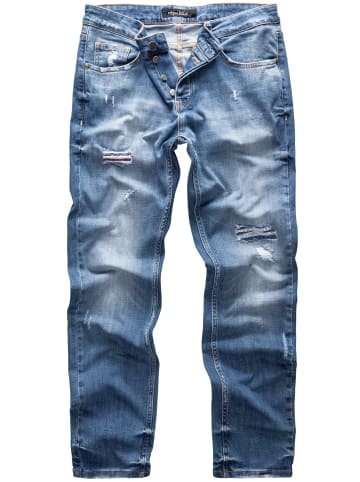 REPUBLIX Regular-Fit Jeans CONNOR in Hellblau (Patches)