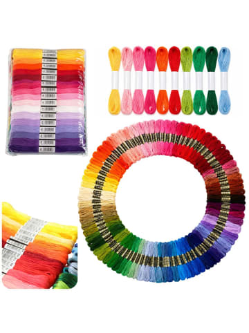 Wisam Stickgarn-Set, gemischte Stickgarne in verschiedenen Farben, 150
