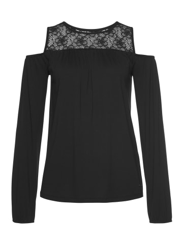 Laura Scott Langarmshirt in schwarz-eco