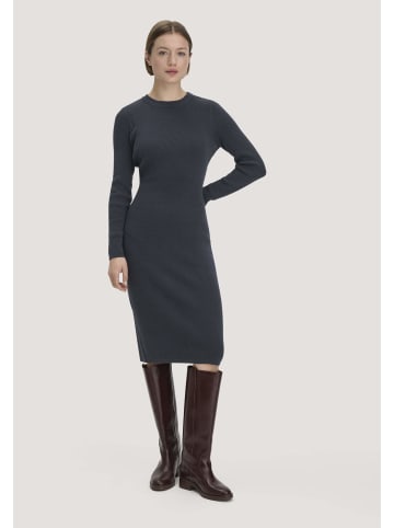 Hessnatur Hessnatur Strick Kleid Regular aus Bio-Baumwolle mit Bio-Merinowolle in marine