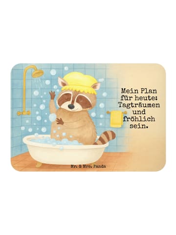 Mr. & Mrs. Panda Magnet Waschbär Design mit Spruch in Weiß