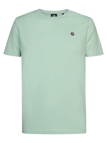 Petrol Industries T-Shirt mit Logo Seashine in Grün