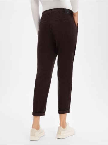 MAC HOSEN Hose Chino turn up in schoko