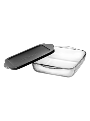 Ritzenhoff & Breker 3er Set Auflaufformen mit Frischhaltedeckel Cucina in Transparent in transparent