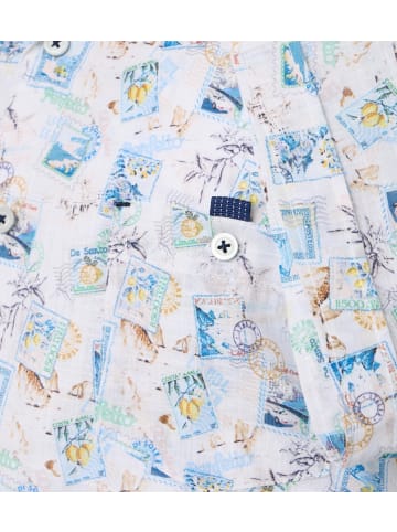 CASAMODA Freizeithemd Kurzarm in Blau