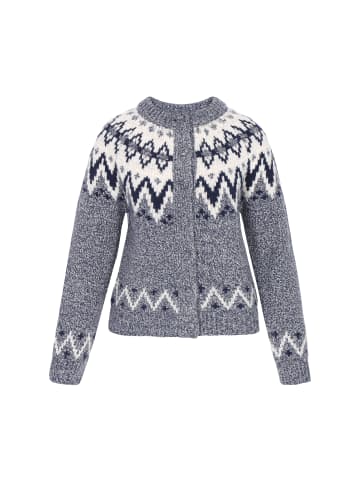 DreiMaster Vintage Women Cardigan in navy multicolor